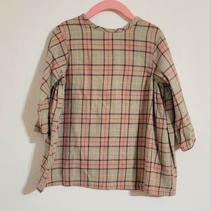 Mabo Plaid Flannel Dress